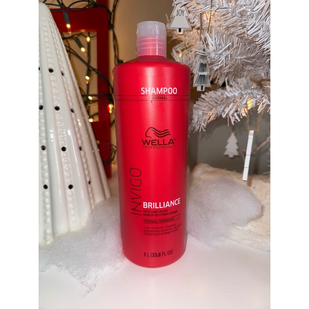 Wella Professionals Invigo Brilliance Shampoo Normal 33.8 Oz Color Protection